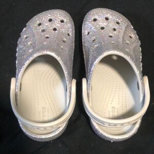 Crocs Baya Kids Glitter Clogs